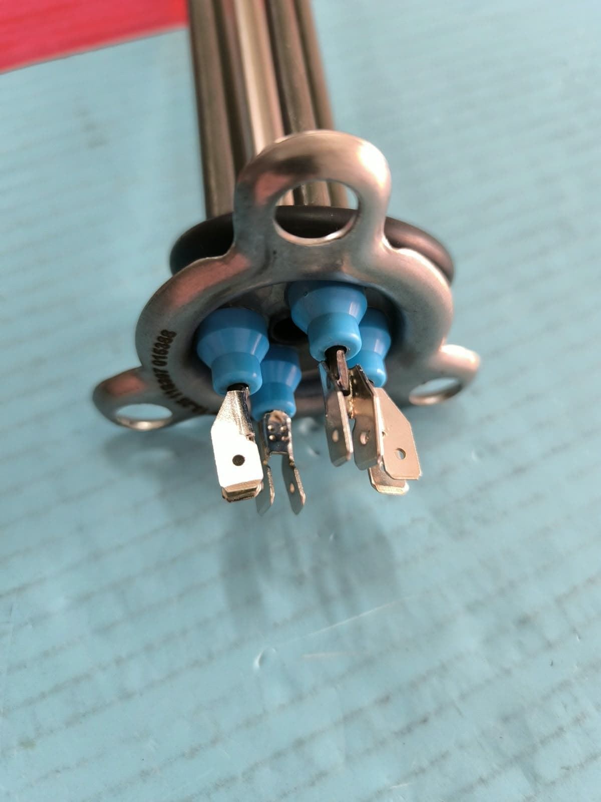 RESISTENCIA CALDERIN LAVAVAJILLAS INDUSTRIAL SILANOS, SAMMIC, SL-300, RECAMBIO ALTERNATIVO, 2700W, 220V, LARGO 310MM, DISTANCIA TORNILLOS SUJECCION 57MM, 2313242 - Imagen 1
