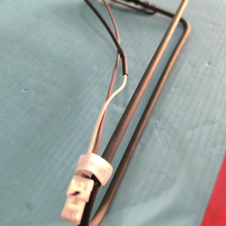 RESISTENCIA DESCONGELACION FRIGORIFICO WHIRLPOOL, INDESIT, RESISTENCIA DESESCARCHE, LARGO 270/150 MM, CABLES 350MM,  D397953 - Imagen 2