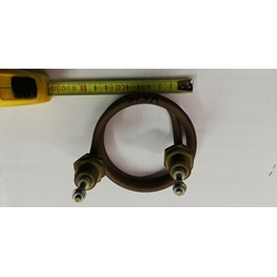 RESISTENCIA ESPIRAL SUMERGIDA 1000W, 220V, DIAMETRO 100 MM, DIAMETRO AGUJERO AMARRE17MM, DISTANCIA AMARRE 70MM,  A.V516 - Imagen 2