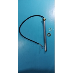 RESISTENCIA EVAPORACION FRIGORIFICO, 240MM, DIAMETRO 12MM, 220V, 450W, ROSCA 3/8 PULGADA, 100807 - Imagen 1