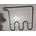 RESISTENCIA HORNO COCINA CORBERO, RESISTENCIA INFERIOR, 310/300/365 MM, 943265795, 3427531235 - Imagen 1