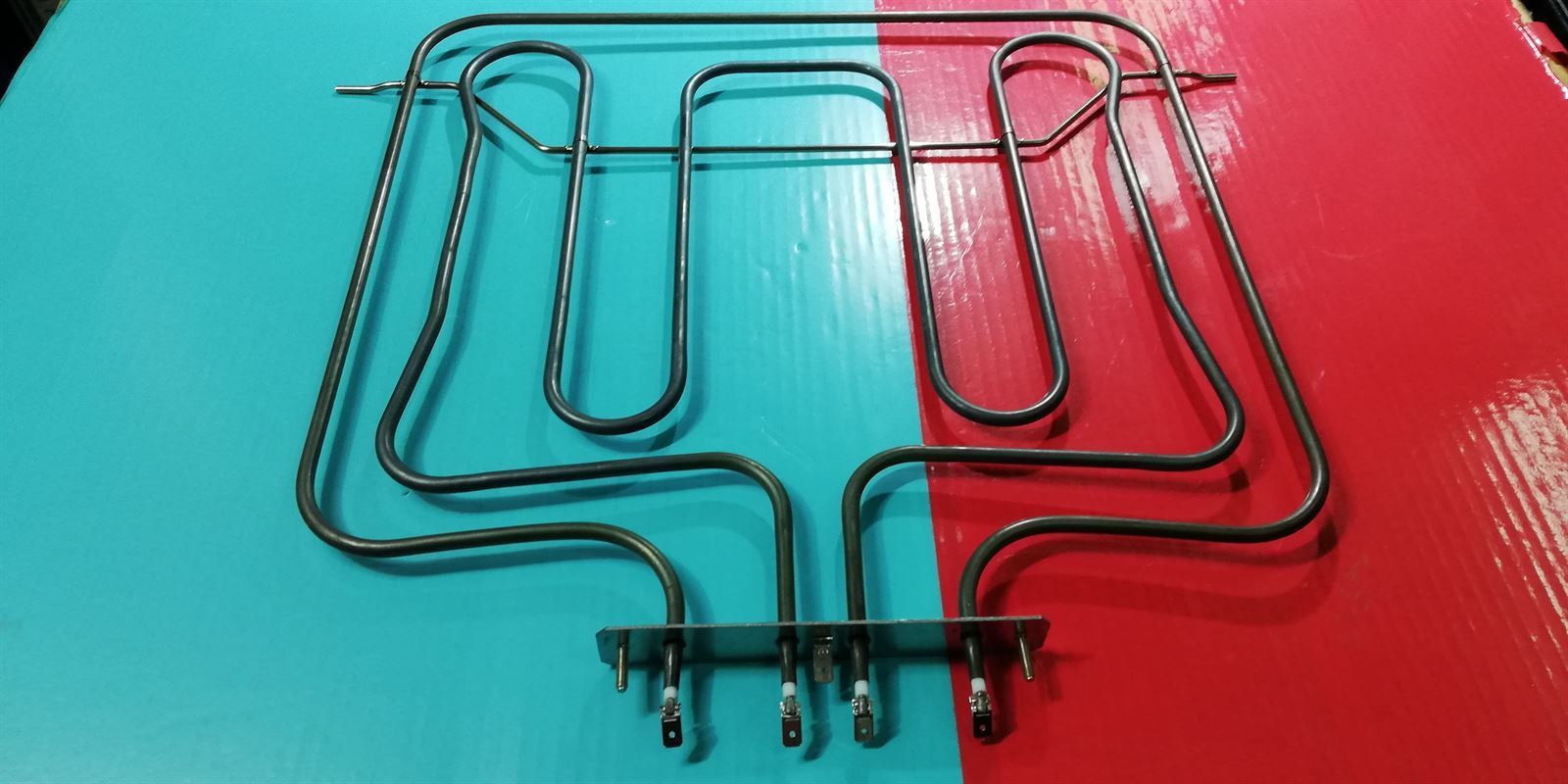 RESISTENCIA HORNO WHIRLPOOL DE 90 CMS, IGNIS, RESISTENCIA DOBLE GRILL,1960/870 W, 220/230V, FONDO 400/368MM, ANCHO 460/385MM, AB4363481625 - Imagen 2