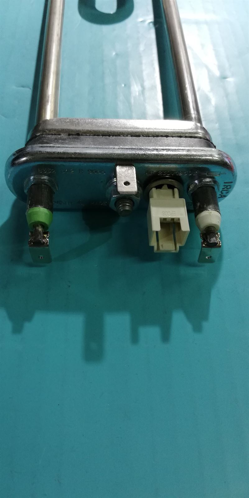 RESISTENCIA LAVADORA BOSCH, SIEMENS, CON SONDA NTC, 1950W, 220V, 250/120/70 MM,  00265961 - Imagen 2