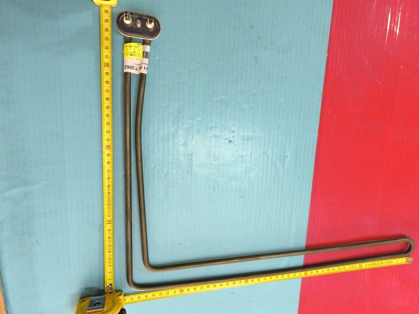 RESISTENCIA LAVAVAJILLAS ARISTON, INDESIT, 230V, 2000W, 360/475MM, 4150112062 - Imagen 1