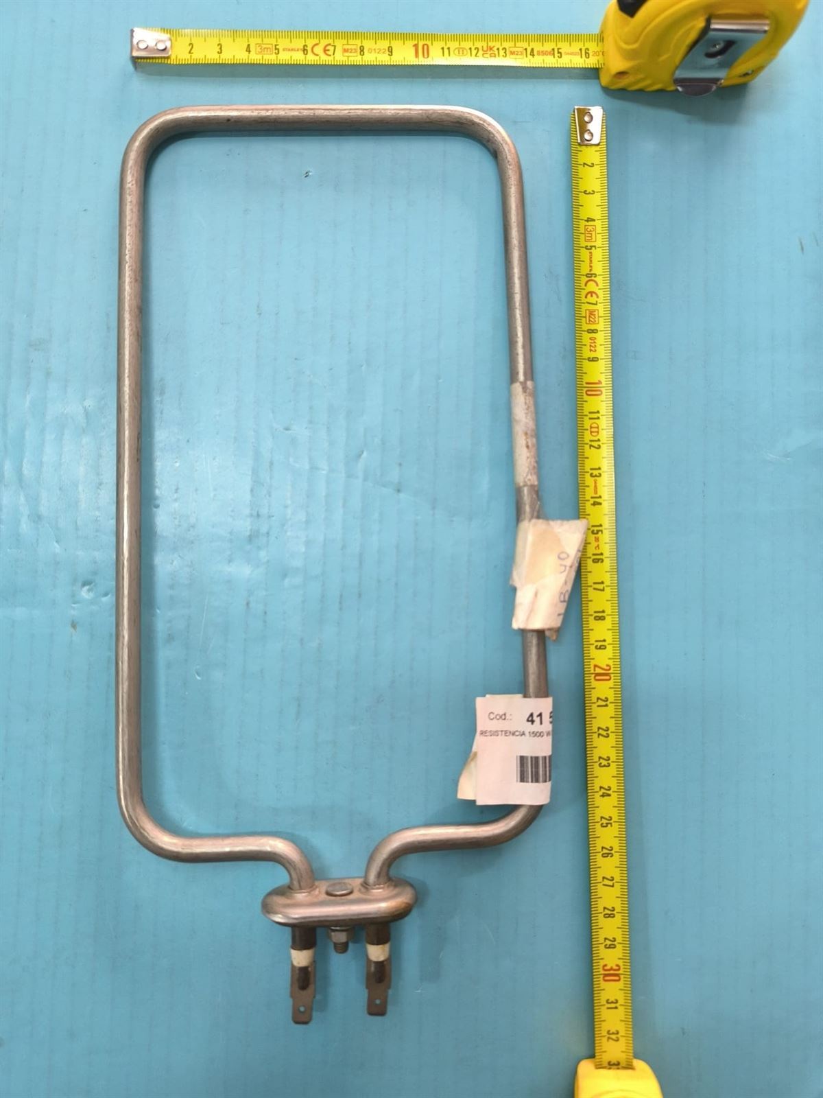 RESISTENCIA LAVAVAJILLAS CORBERO, NEWPOOL, BRU, 220V, 1150W, 310/140MM, 4150080 - Imagen 2