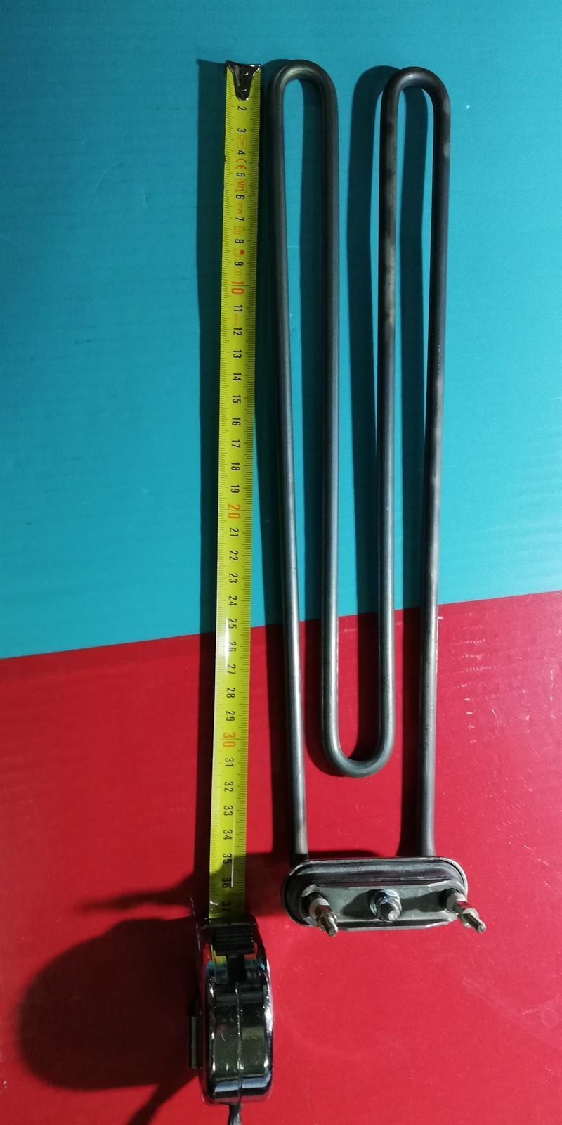 RESISTENCIA LAVAVAJILLAS FAGOR, RESISTENCIA CUBA, 2800W, 230V, largo 380mm, ancho 75mm,   416382 - Imagen 2