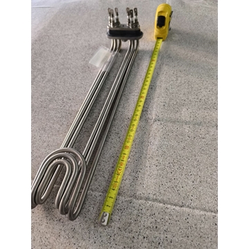 RESISTENCIA LAVAVAJILLAS FAGOR, RESISTENCIA CUBA TRIFASICA, 220/380 V, 4500W, LARGO 365MM, 418529 - Imagen 1