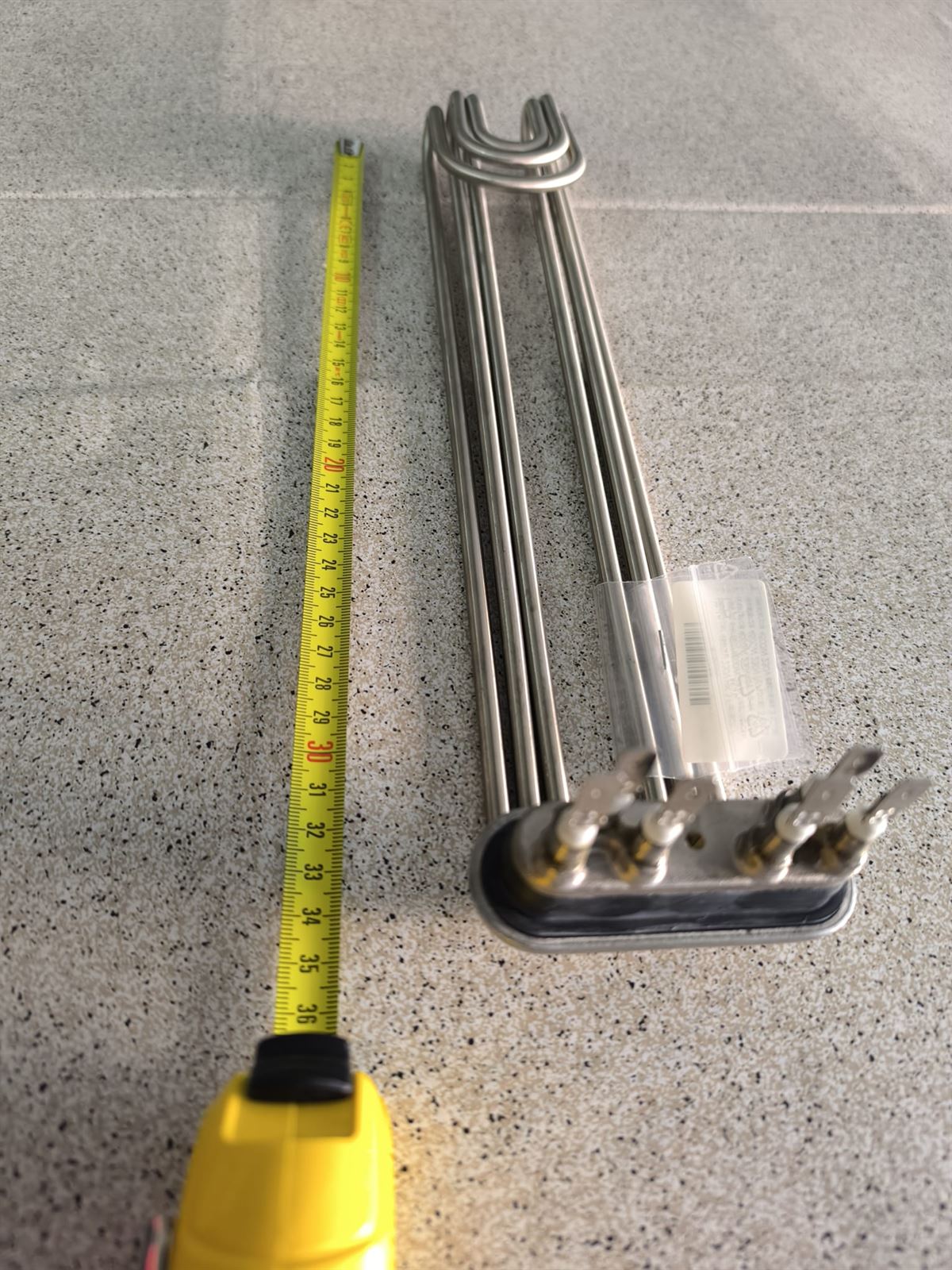 RESISTENCIA LAVAVAJILLAS FAGOR, RESISTENCIA CUBA TRIFASICA, 220/380 V, 4500W, LARGO 365MM, 418529 - Imagen 3