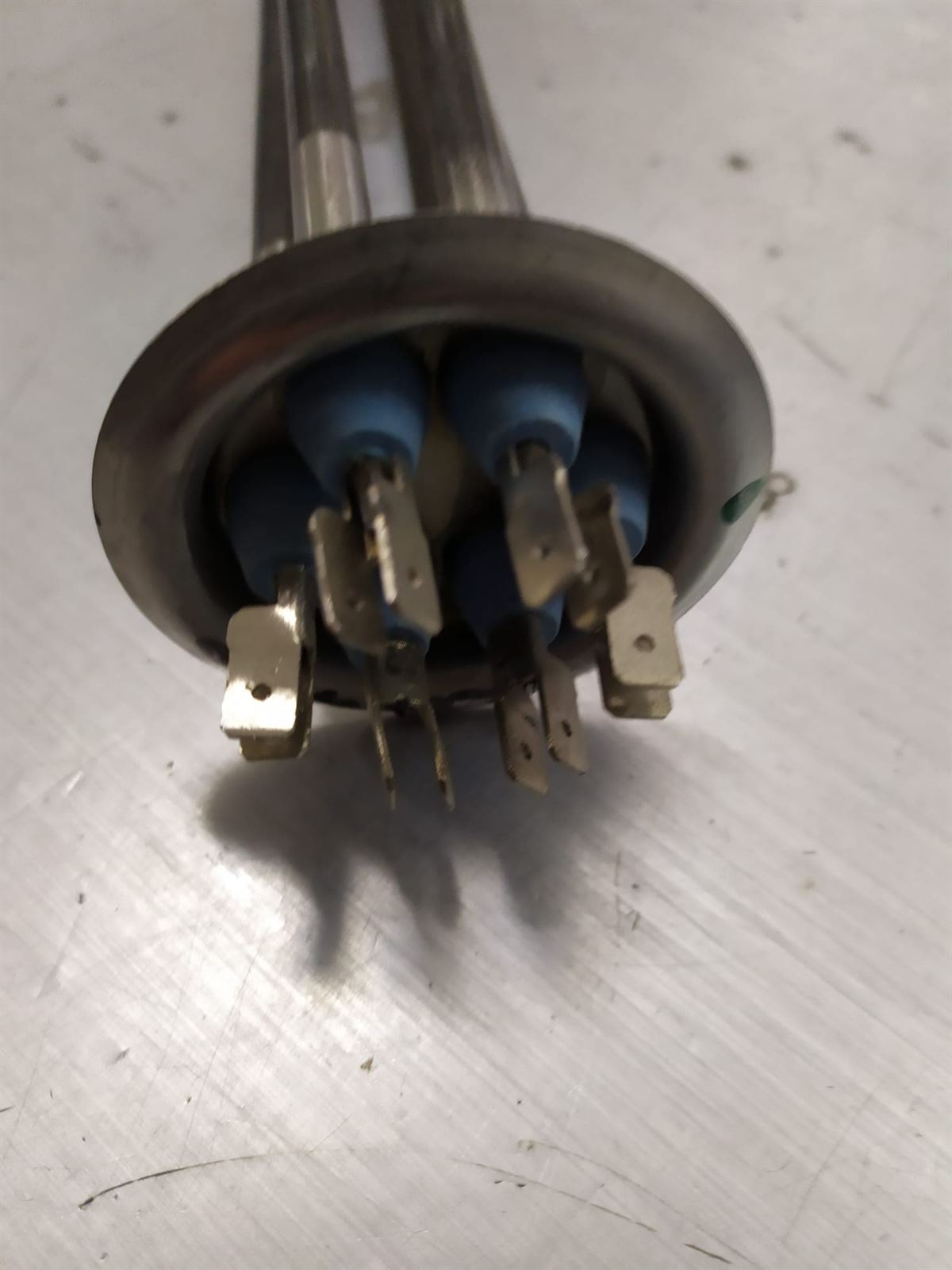 RESISTENCIA LAVAVAJILLAS INDUSTRIAL, 4500W, TRIFASICA, SIN TUBO PARA SONDA, 220/380 V, LARGO 410 MM, DIAMETRO 48/65 MM,  A.LZ468,AS089051 - Imagen 1