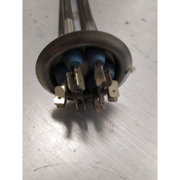 RESISTENCIA LAVAVAJILLAS INDUSTRIAL, 4500W, TRIFASICA, SIN TUBO PARA SONDA, 220/380 V, LARGO 410 MM, DIAMETRO 48/65 MM,  A.LZ468,AS089051 - Imagen 1