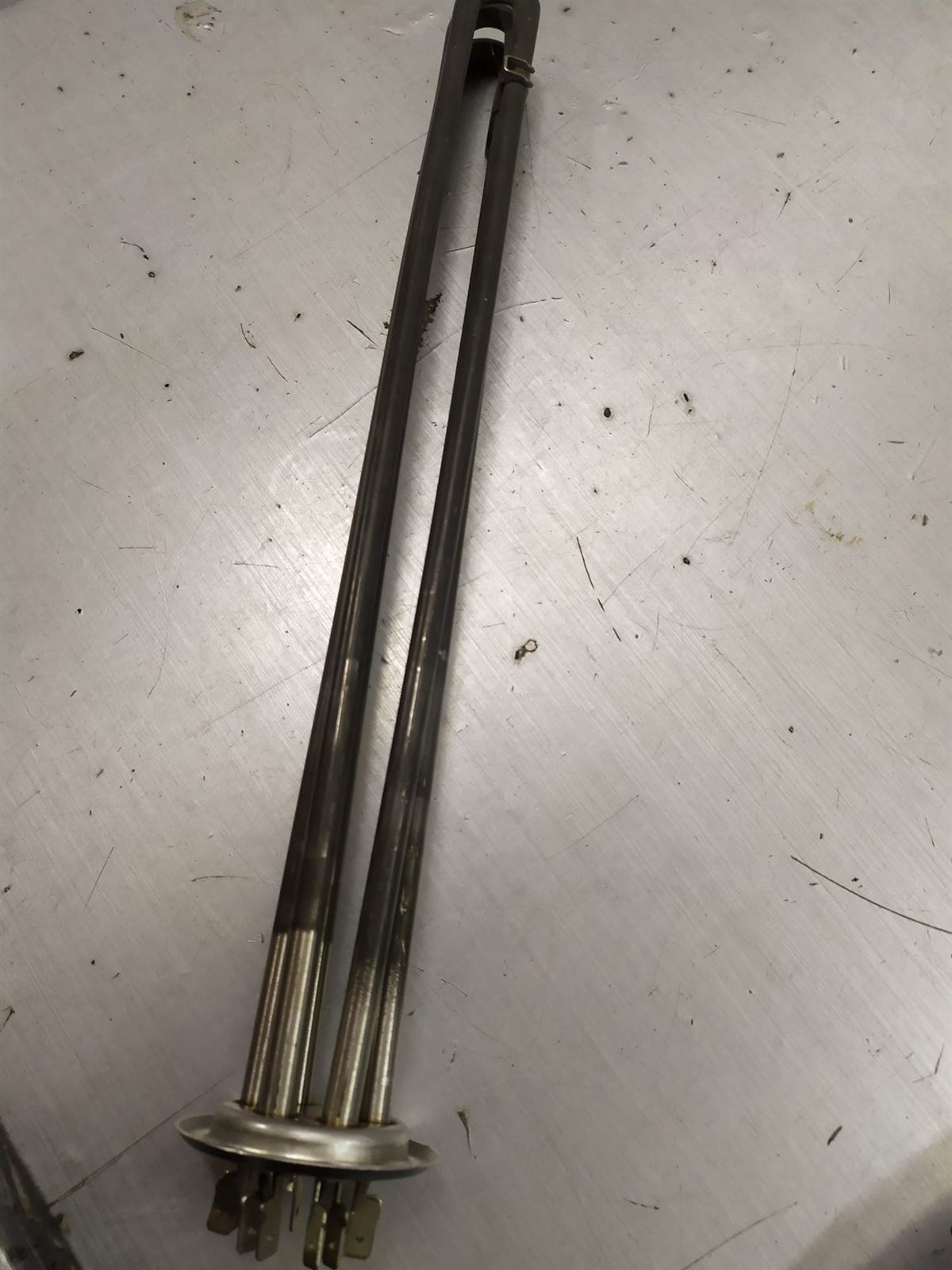 RESISTENCIA LAVAVAJILLAS INDUSTRIAL, 4500W, TRIFASICA, SIN TUBO PARA SONDA, 220/380 V, LARGO 410 MM, DIAMETRO 48/65 MM,  A.LZ468,AS089051 - Imagen 2