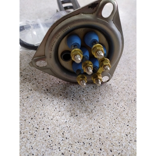 RESISTENCIA LAVAVAJILLAS INDUSTRIAL, 6000W, TRIFASICA 230/380 V, CON TUBO PARA SONDA 7 MM, ø 47,5mm espirales 3, LARGO 270/240 mm, DISTANCIA AGUJEROS 72 MM, JUNTA TORICA 67/57 MM, 011249 - Imagen 2