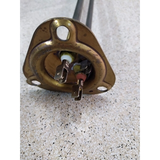 RESISTENCIA LAVAVAJILLAS INDUSTRIAL, ELECTROLUX, ZANUSSI, LS3, MONOFASICA 230V, 2800W, SIN TUBO PARA SONDA, montaje ø 47,5mm, espirales 1, LARGO 375mm, An 8,5mm, H 40mm, tubo ø 8,5mm, DISTANCIA AGUJEROS 63 MM, TORICA 57/47 MM,  A.LZ458 - Imagen 1