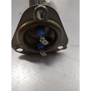 RESISTENCIA LAVAVAJILLAS INDUSTRIAL, MONOFASICA, DISTANCIA TORNILLOS 62 MM, CON TUBO PARA SONDA 7 MM, 3000W, 230V, montaje ø 47,5mm, espirales 1, LARGO 265mm, An 36mm, H 23mm, A.UNB28 - Imagen 1