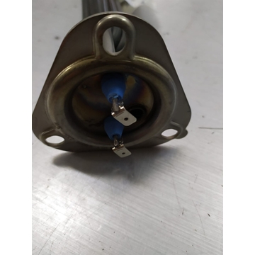 RESISTENCIA LAVAVAJILLAS INDUSTRIAL, MONOFASICA, DISTANCIA TORNILLOS 62 MM, CON TUBO PARA SONDA 7 MM, 3000W, 230V, montaje ø 47,5mm, espirales 1, LARGO 265mm, An 36mm, H 23mm, A.UNB28 - Imagen 1