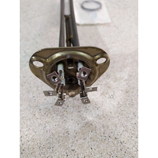 RESISTENCIA LAVAVAJILLAS INDUSTRIAL ZANUSSI, ELECTROLUX, 10750 W, TRIFASICA 230/380 V, CON TUBO PARA SONDA 7 MM, ø 47,5mm, espirales 3, LARGO 542mm, An 35mm, H 26mm, DISTANCIA TORNILLOS 64 MM, JUNTA TORICA 57/47 MM, 418017 - Imagen 1