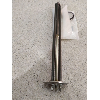 RESISTENCIA LAVAVAJILLAS INDUSTRIAL ZANUSSI, Electrolux, 6000W, TRIFASICA 230/380 V, CON TUBO PARA SONDA 7 MM, ø 47,5mm espirales 3, LARGO 400/375mm, An 32mm, H 36mm , DISTANCIA AGUJEROS 63 MM, JUNTA TORICA 57/47 MM, 415068 - Imagen 2