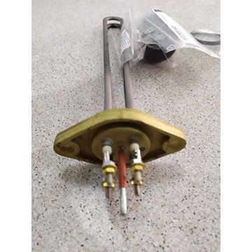 RESISTENCIA LAVAVAJILLAS INDUSTRIAL ZANUSSI, MONOFASICA, 2400W, 230 V, LARGO 315/300/260 MM, ø 42mm espirales 2, LARGO 248mm, An 33mm, H 25mm,DIAMETRO 52/42 MM, DISTANCIA AGUJEROS 75 MM, 415188 - Imagen 2