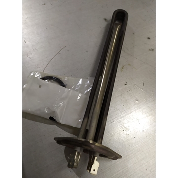 RESISTENCIA LAVAVAJILLAS INDUSTRIAL ZANUSSI, TRIFASICA, CON TUBO PARA SONDA, 3000W, 230/380 V, espirales 3, Largo 255mm, An 38mm, H 26mm, brida 3 orificios distancia 63 mm, diametro 48 mm, JUNTA TORICA 57/47MM,   A.CZA401,415597 - Imagen 1