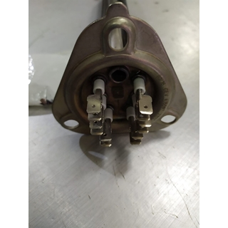 RESISTENCIA LAVAVAJILLAS INDUSTRIAL ZANUSSI, TRIFASICA, CON TUBO PARA SONDA, 3000W, 230/380 V, espirales 3, Largo 255mm, An 38mm, H 26mm, brida 3 orificios distancia 63 mm, diametro 48 mm, JUNTA TORICA 57/47MM,   A.CZA401,415597 - Imagen 2