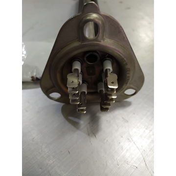 RESISTENCIA LAVAVAJILLAS INDUSTRIAL ZANUSSI, TRIFASICA, CON TUBO PARA SONDA, 3000W, 230/380 V, espirales 3, Largo 255mm, An 38mm, H 26mm, brida 3 orificios distancia 63 mm, diametro 48 mm, JUNTA TORICA 57/47MM,   A.CZA401,415597 - Imagen 2