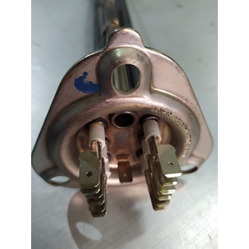 RESISTENCIA LAVAVAJILLAS INDUSTRIAL ZANUSSI, TRIFASICA, CON TUBO PARA SONDA, 4500W, 230/380 V, montaje ø 47,5mm espirales 3 L 310mm An 30mm H 36mm, DISTANCIA AGUJERO 64 MM, A.LZ463 - Imagen 1