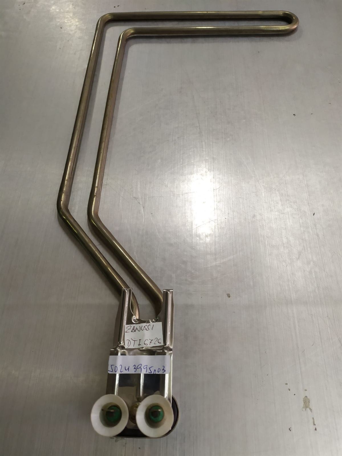 RESISTENCIA LAVAVAJILLAS ZANUSSI, DTI6726, RECAMBIO ORIGINAL, 2100W, 230V,   50243995003, 50249381000 - Imagen 1