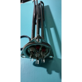 RESISTENCIA LAVAVAJILLAS ZANUSSI, ELECTROLUX, RESISTENCIA CALDERIN 9000W, 220/380V, LARGO 370MM, 57 MM, SIN TUBO PARA TERMOSTATO, 418779 - Imagen 1