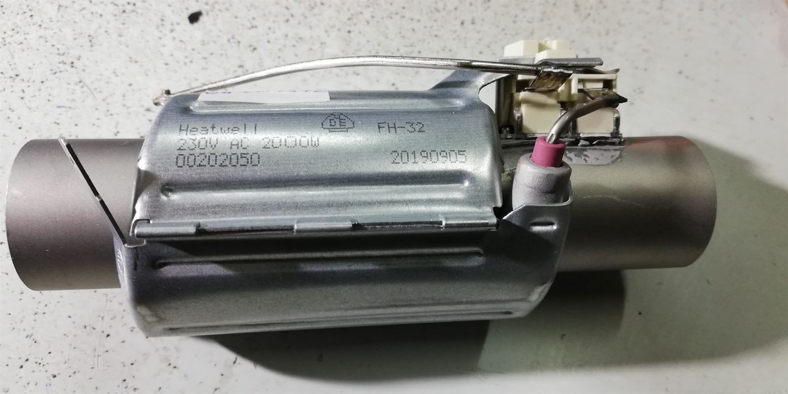RESISTENCIA LAVAVAJILLAS ZANUSSI, RECAMBIO ALTERNATIVO, 2000W, 220V,  1560734012, 50297618006 - Imagen 1