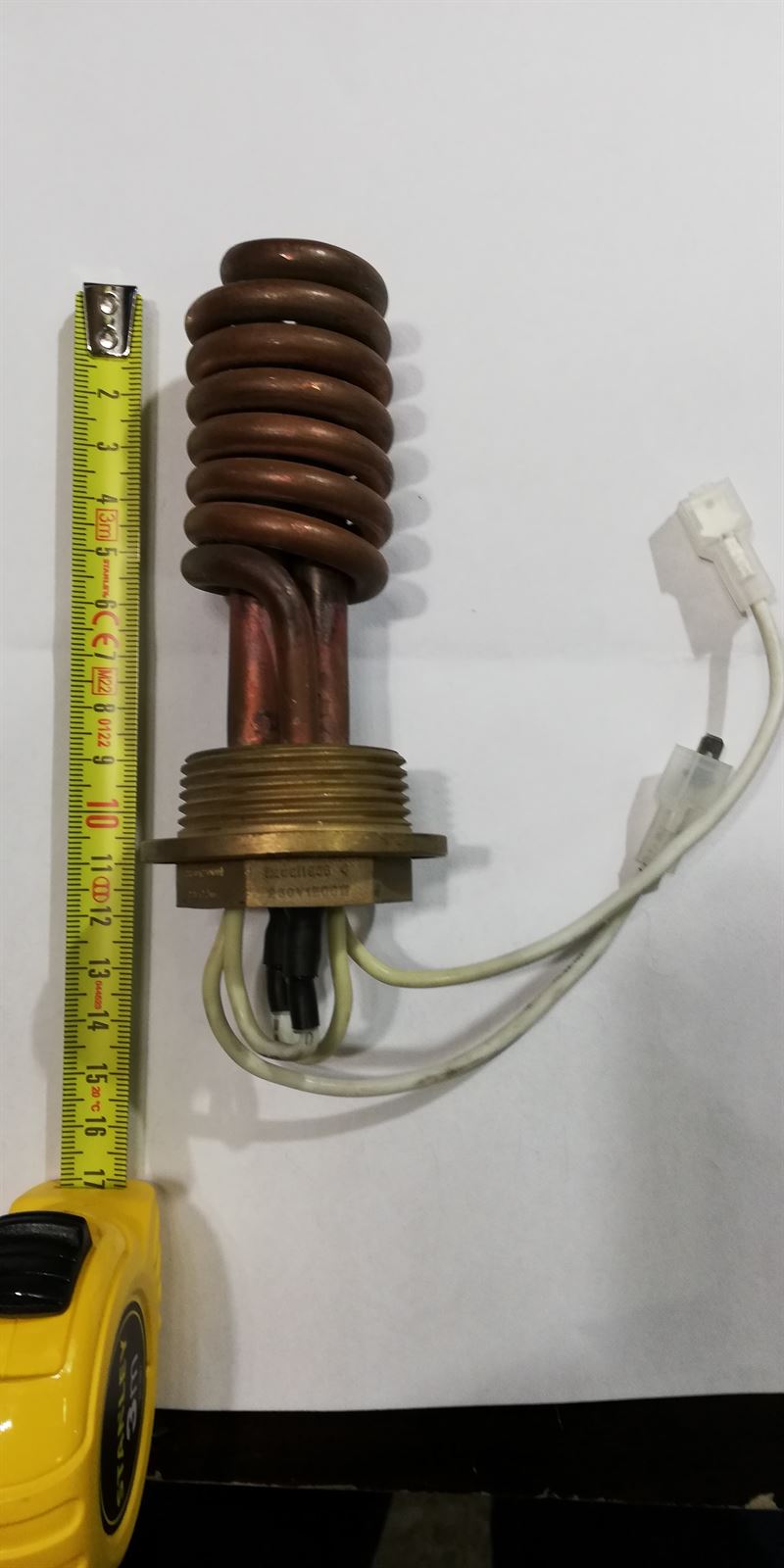 RESISTENCIA MONOFASICA SUMERGIDA, 1200W, 220V, MEDIDAS 116/115/90MM, ROSCA 1 1/4, A.EX467 - Imagen 1