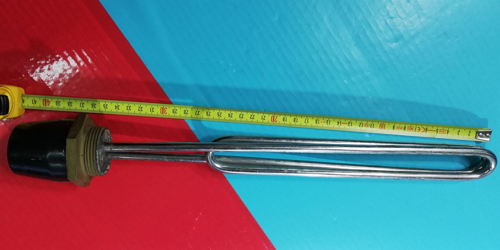 RESISTENCIA MONOFASICA SUMERGIDA, 2000W, 220V, LARGO 420MM, ROSCA 1 1/4,  Z-120 - Imagen 1