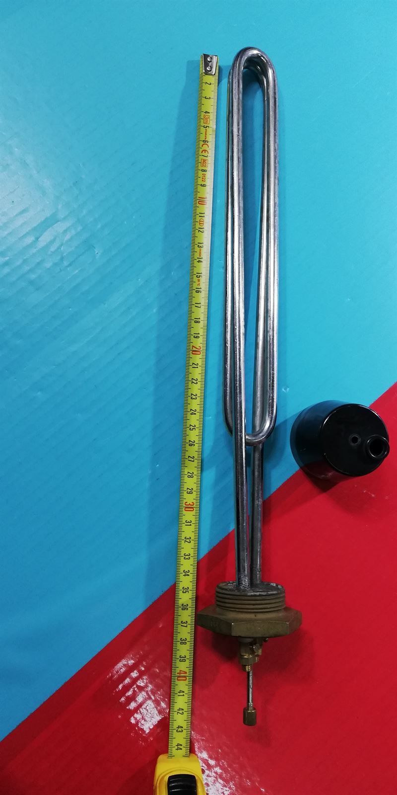 RESISTENCIA MONOFASICA SUMERGIDA, 2000W, 220V, LARGO 420MM, ROSCA 1 1/4,  Z-120 - Imagen 2