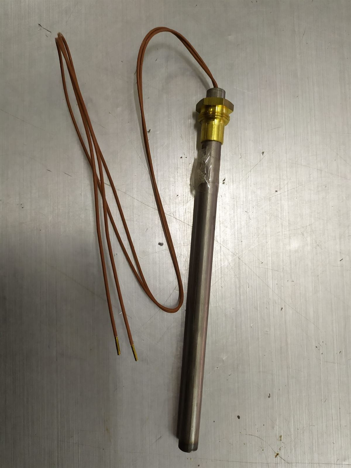 RESISTENCIA PELLET ESTUFA CALDERA, 300W, 220V,  170MM. DIAMETRO 9MM, 344000109 - Imagen 1