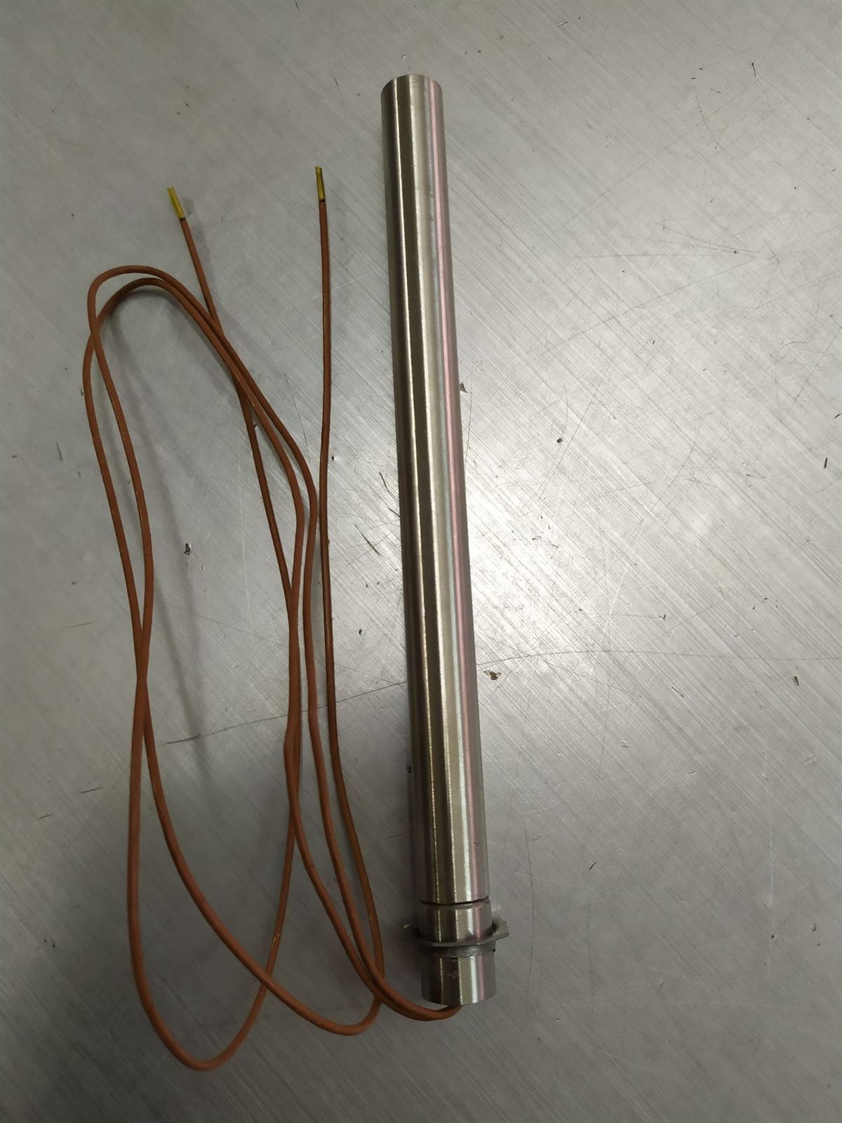 RESISTENCIA PELLET ESTUFA CALDERA, 350W, 220V,  160MM. DIAMETRO 12,5MM, 344000138 - Imagen 1