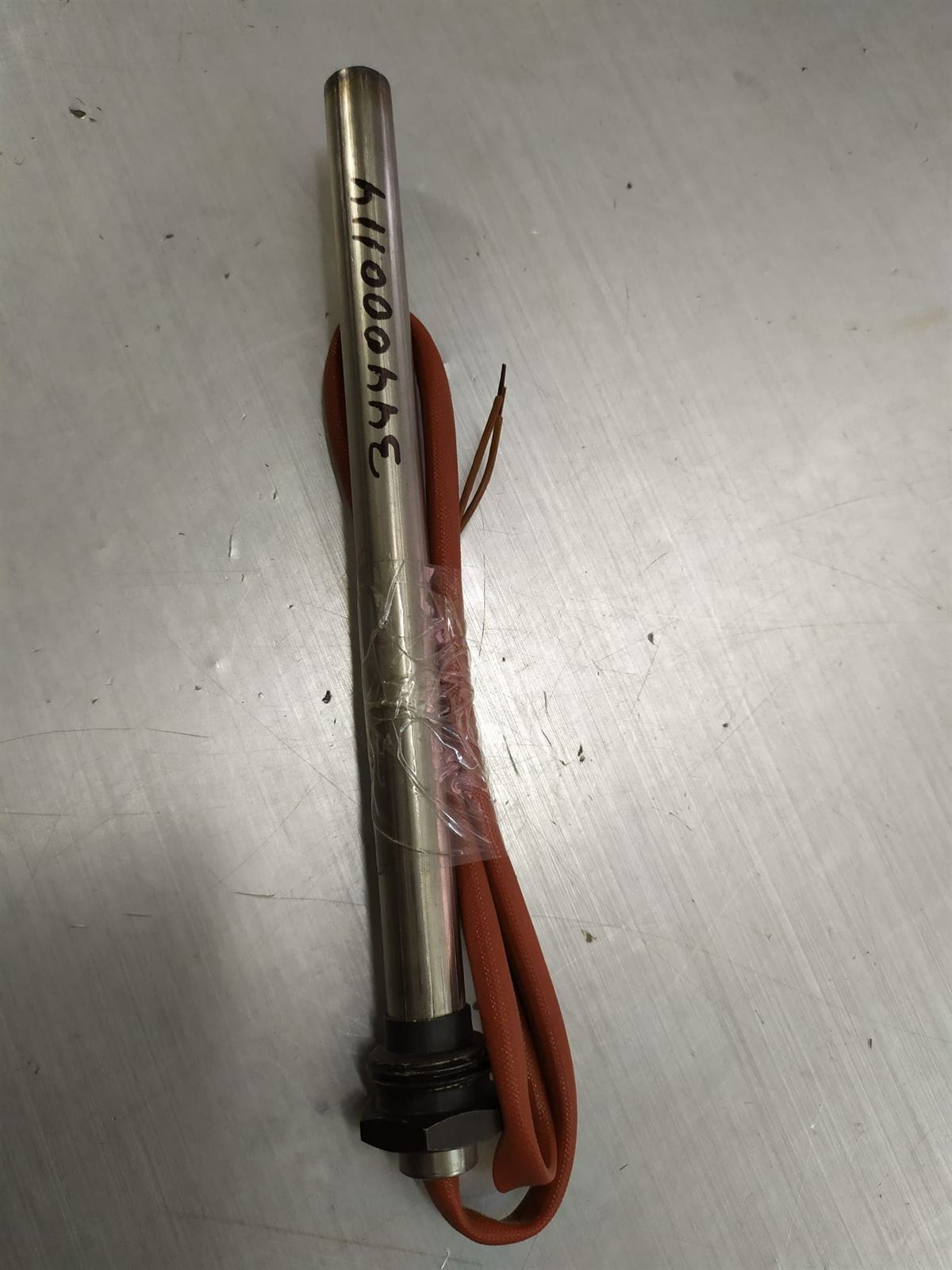 RESISTENCIA PELLET ESTUFA CALDERA, 450W, LARGO 180MM, DIAMETRO 12,5MM, 220V,  344000114 - Imagen 1