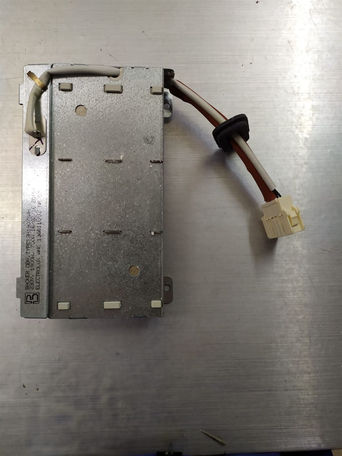 RESISTENCIA SECADORA AEG, LECTROLUX, ZANUSSI, RECAMBIO ORIGINAL,    1366110011 - Imagen 3