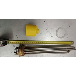 RESISTENCIA SUMERGIDA TRIFASICA, ACERO INOX, 220/380 V, 6000W, LARGO 300/250 MM, ROSCA 1 1/2 PULGADAS, B8891463 - Imagen 2