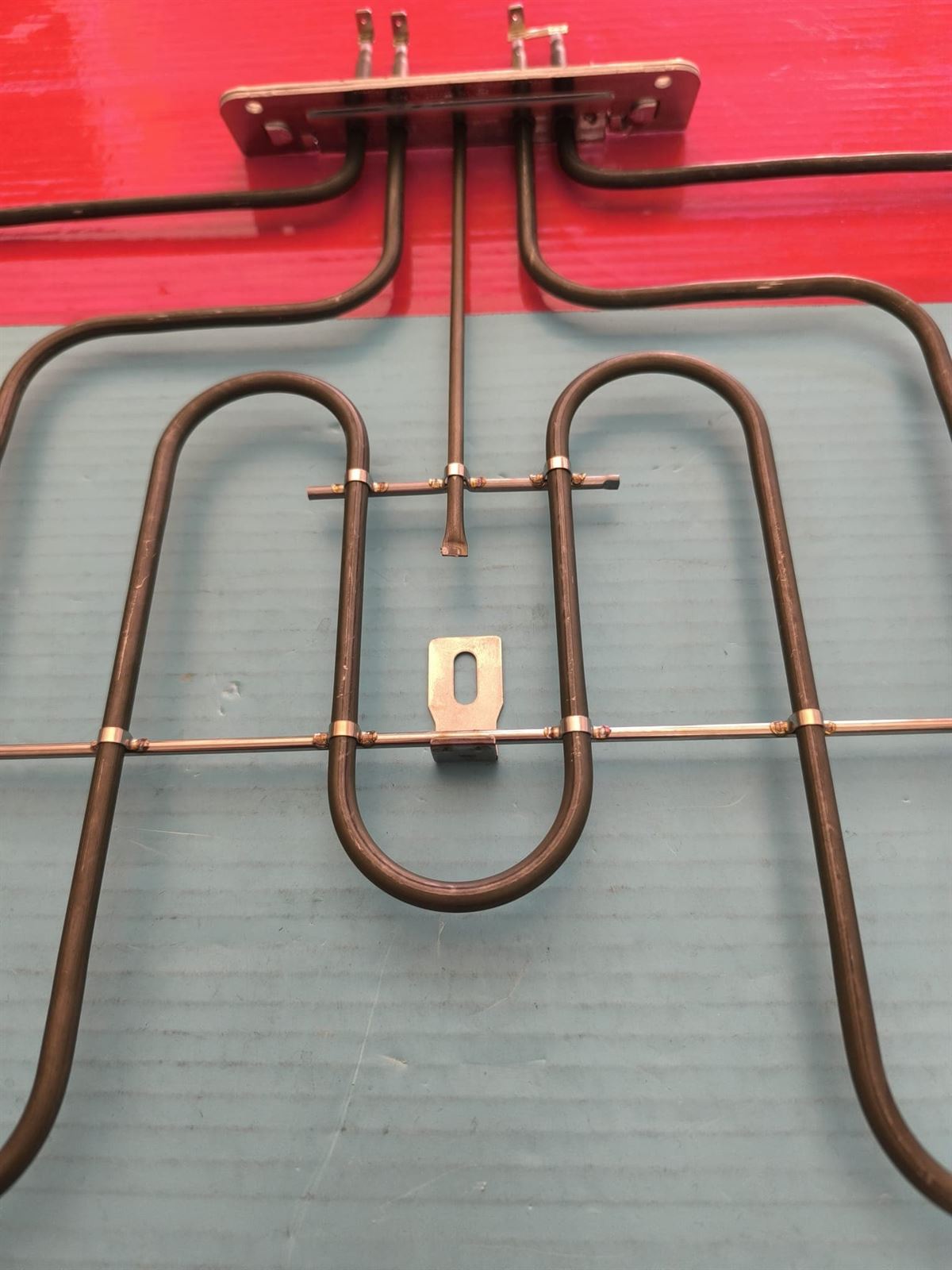 RESISTENCIA SUPERIOR HORNO MIELE, H2361B, 387/362 MM, 1300+1600 W, 230V, BRIDA 166/36 MM,  7511680 - Imagen 2