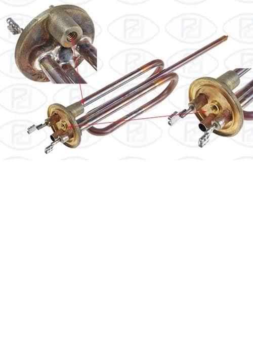 RESISTENCIA TERMO ARISTON CURVADA 1200W, 220V    5121126012 - Imagen 1
