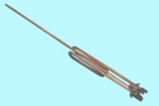 RESISTENCIA TERMO ARISTON INDESIT CURVADA 2500W 220V   38AR0104 - Imagen 1