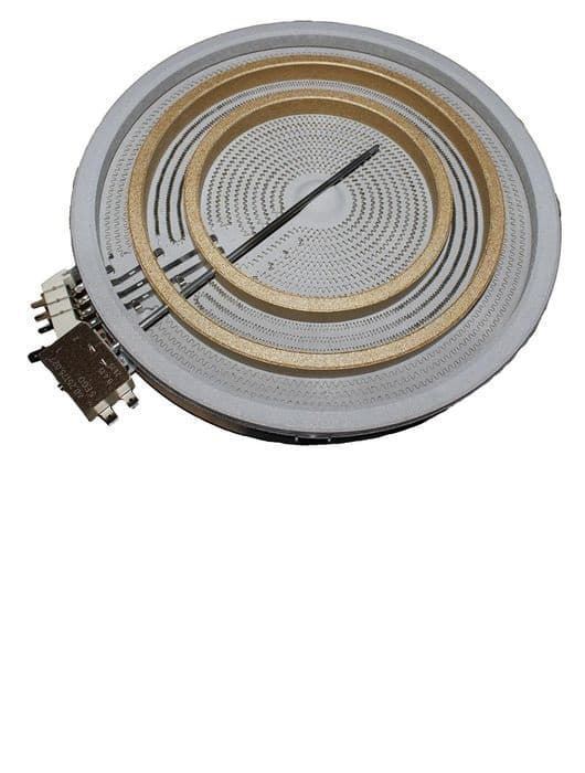 RESISTENCIA VITROCERAMICA,  EDESA, FAGOR, 3VET330S, DIAMETRO EXTERIOR 300MM,  C69D008A7, 40FA1000 - Imagen 1