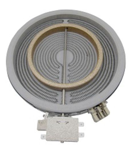 RESISTENCIA  VITROCERÁMICA TEKA TR640, FAGOR, BALAY, WHIRLPOOL, INDESIT, TEKA, DOBLE FUEGO,  220V, 200MM, 60702010 - Imagen 1