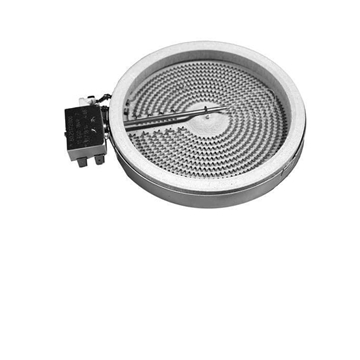 RESISTENCIA VITROCERÁMICA TEKA,WHIRPOOL, recambio alternativo,1200W, 220V,  165 MM,  60702026, 481231018887 - Imagen 1