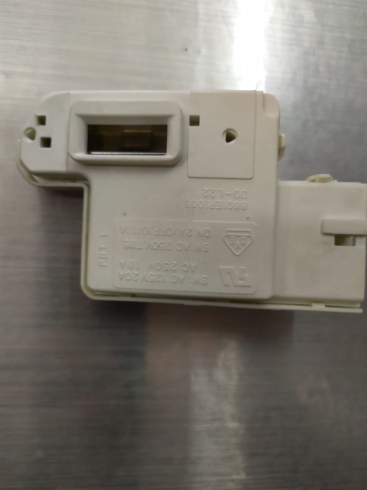 RETARDADOR BLOCAPUERTA LAVADORA LG, CALIDAD ORIGINAL, KIT 5 UNIDADES,  6601ER1003A - Imagen 2