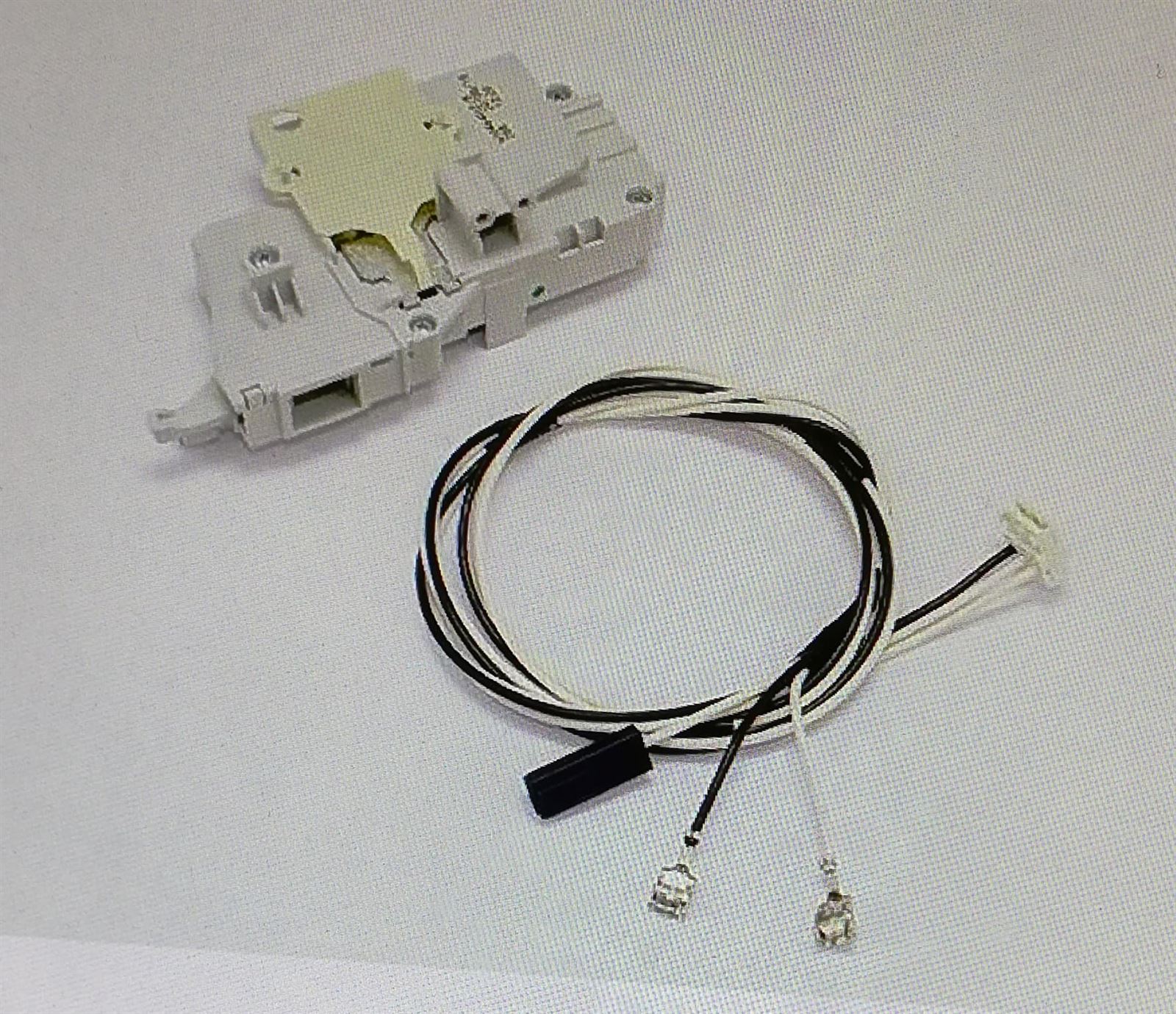 RETARDADOR LAVADORA WHIRLPOOL, INDESIT, BLOCAPUERTA CON CABLES, RECAMBIO ORIGINAL,  481010474505 - Imagen 2