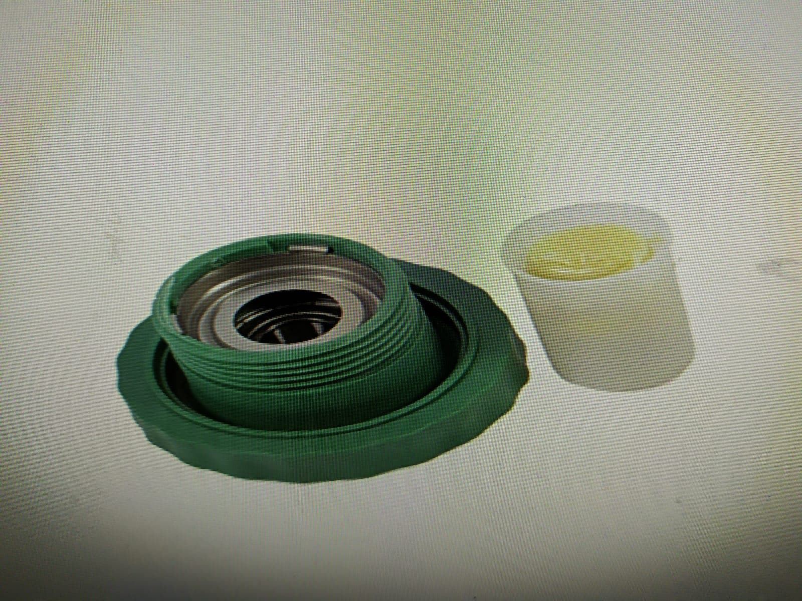 RODAMIENTO PORTACOJINETES IZQUIERDO LAVADORA ESTRECHA ZANUSSI, AEG, ELECTROLUX, RECAMBIO ORIGINAL,  4071430963 - Imagen 1