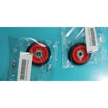 RODILLO TAMBOR SECADORA ELECTROLUX, AEG, ZANUSSI, RODILLO CESTO, RECAMBIO ORIGINAL, 2 UNIDADES, 8077877028 - Imagen 1