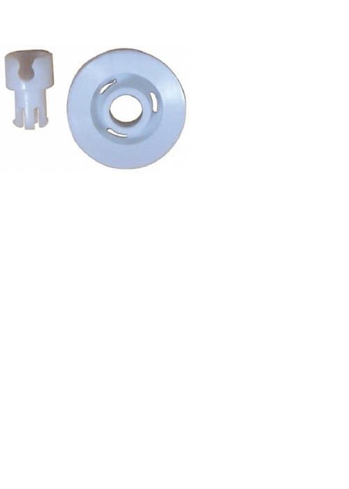 RUEDA CESTO INFERIOR LAVAVAJILLAS ARISTON INDESIT, D3020WF, D320B,  C00104637 - Imagen 1
