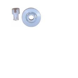 RUEDA CESTO INFERIOR LAVAVAJILLAS ARISTON INDESIT, D3020WF, D320B,  C00104637 - Imagen 1