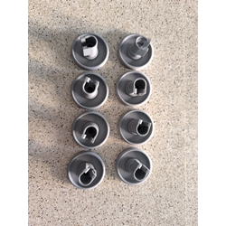 RUEDA CESTO INFERIOR LAVAVAJILLAS ELECTROLUX, AEG, 8 UNIDADES, DIAMETRO 40MM, GRIS, 50269970005 - Imagen 1